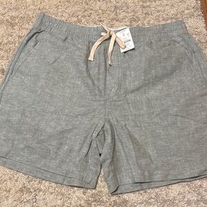 Casual Gray Shorts with Drawstring